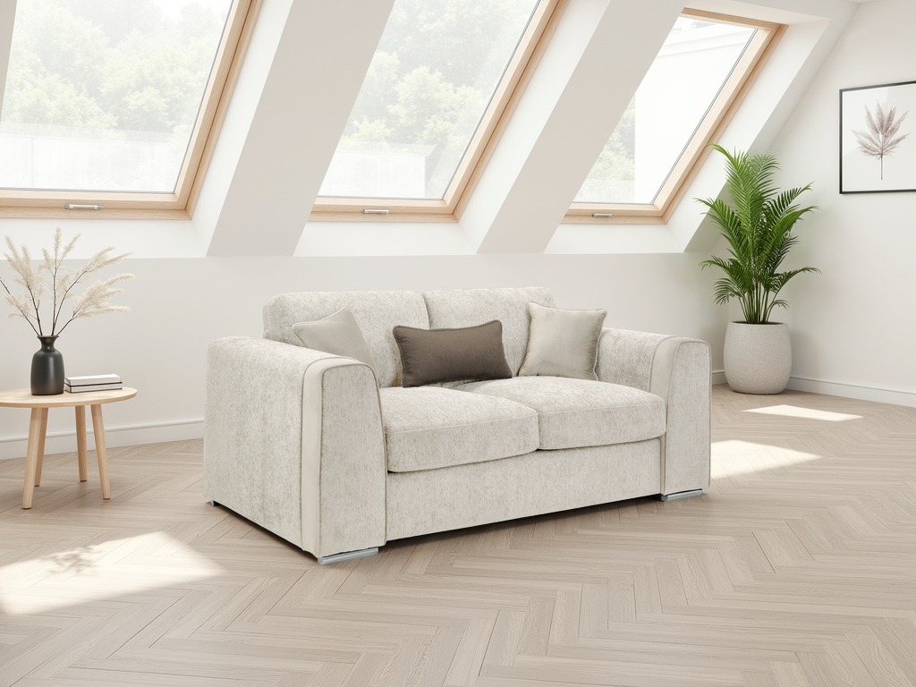 Naples Sofa 2 Seater Beige