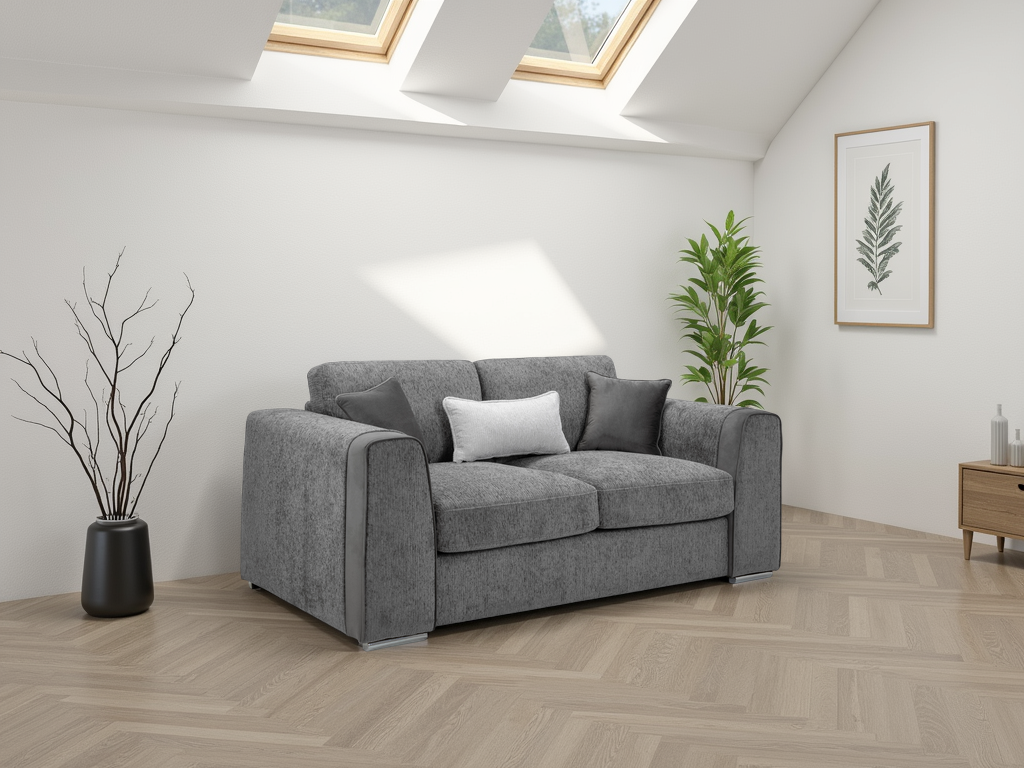 Naples Sofa 2 Seater Grey