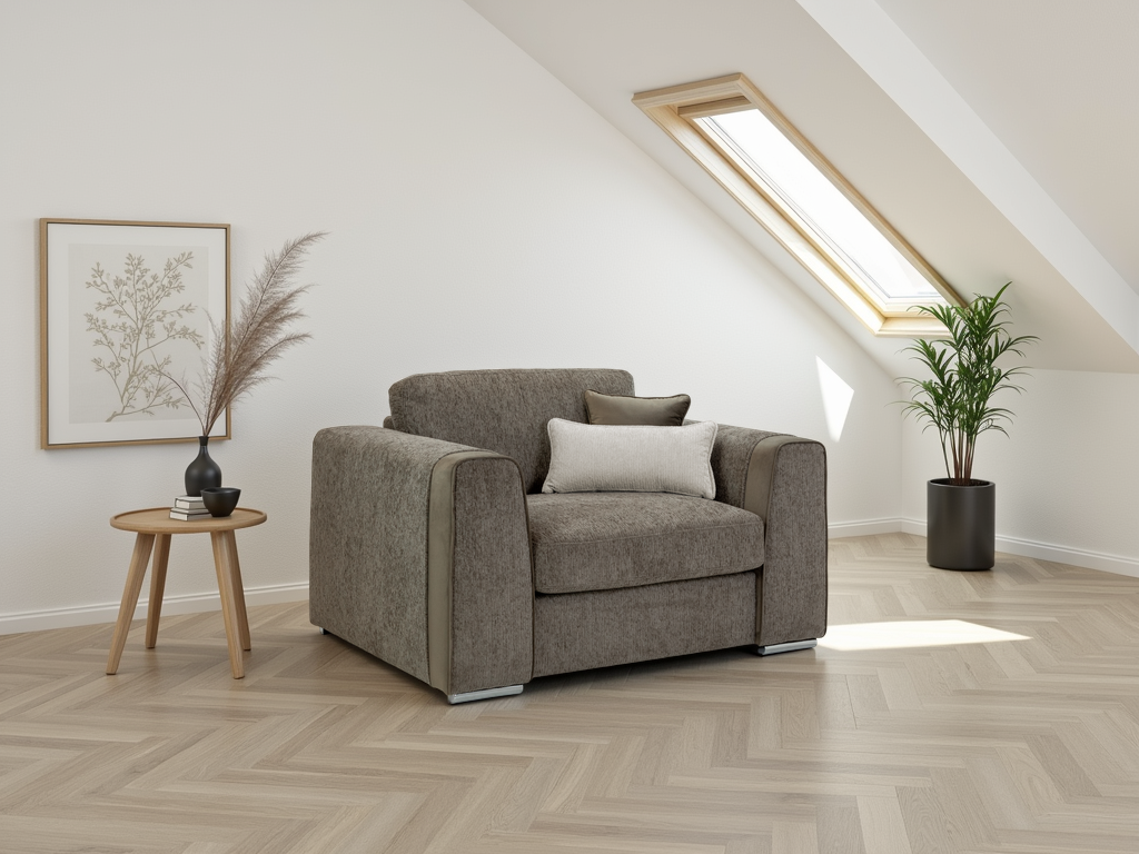 Naples Sofa Armchair Mocha