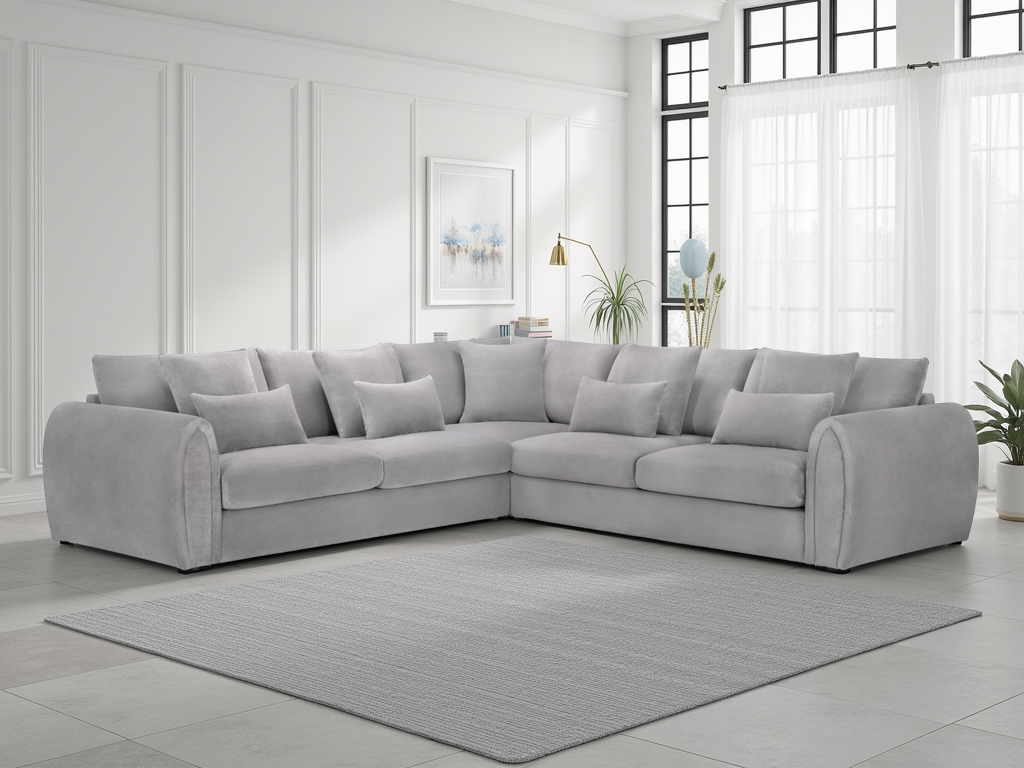 Mirabel Sofa Large Corner Grey