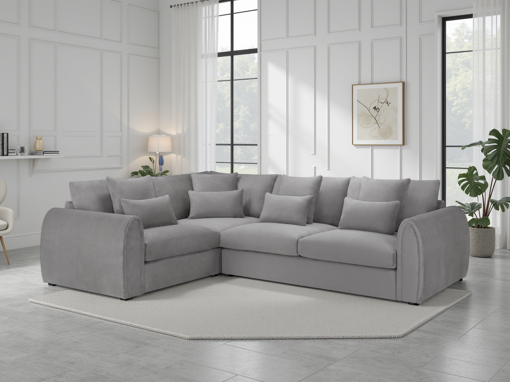 Mirabel Sofa Left Hand Facing Corner Grey