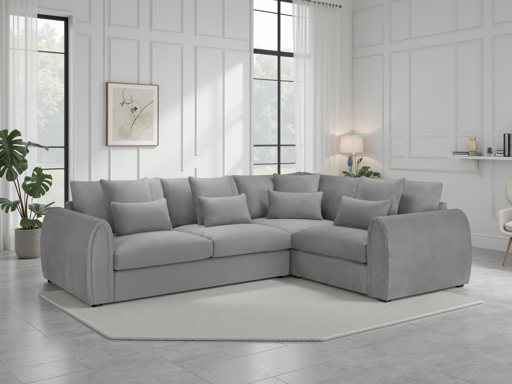 Mirabel Sofa Right Hand Facing Corner Grey