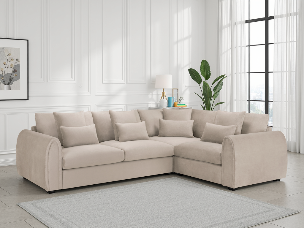 Mirabel Sofa Right Hand Facing Corner Mocha