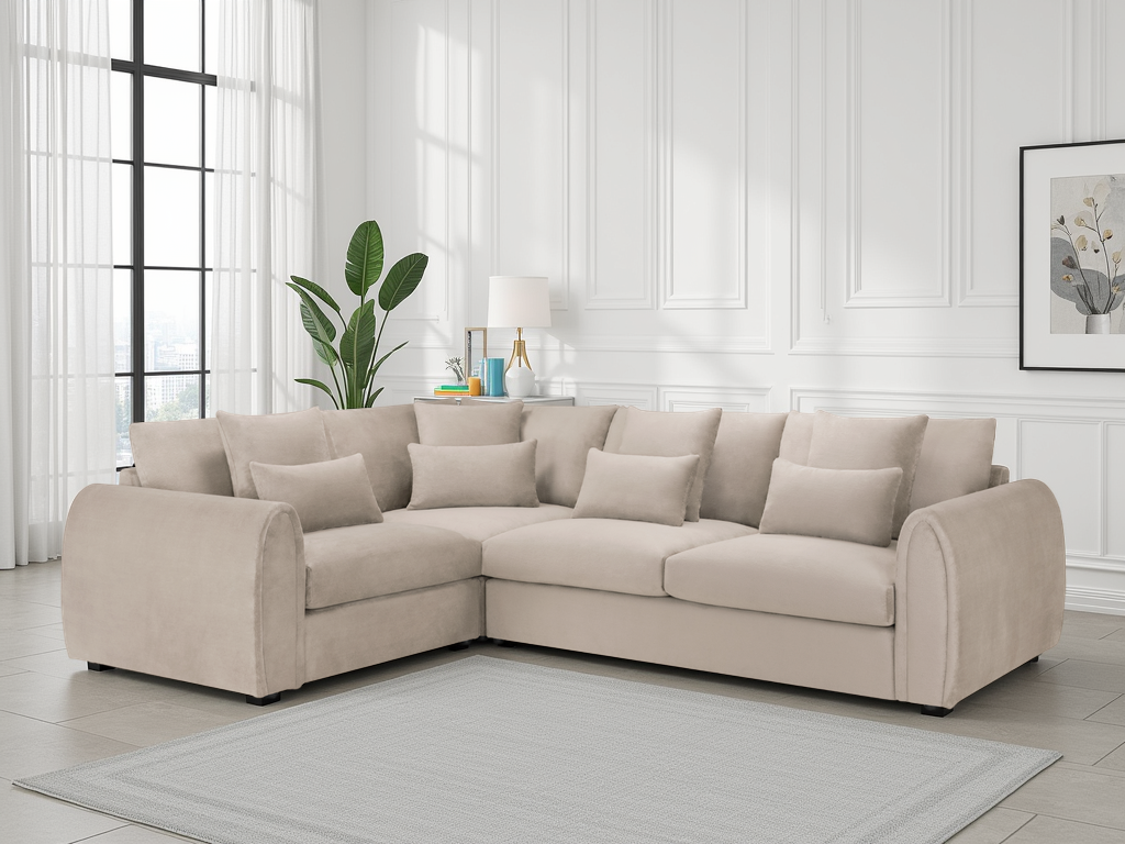 Mirabel Sofa Left Hand Facing Corner Mocha