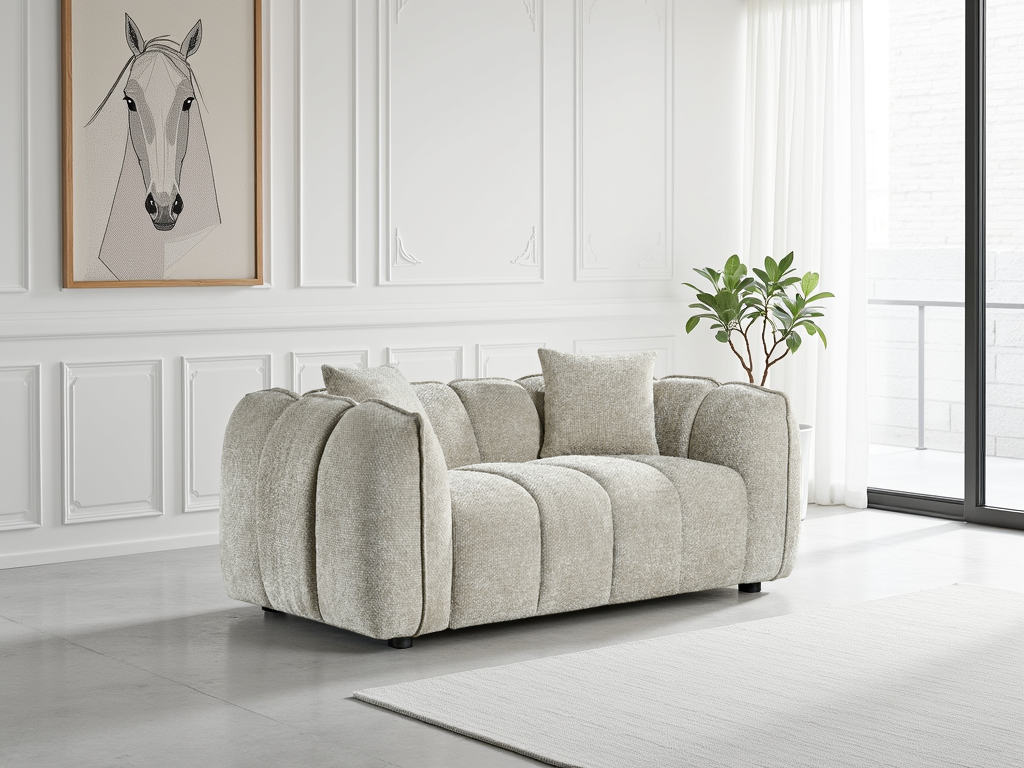 Venice Sofa 2 Seater Beige