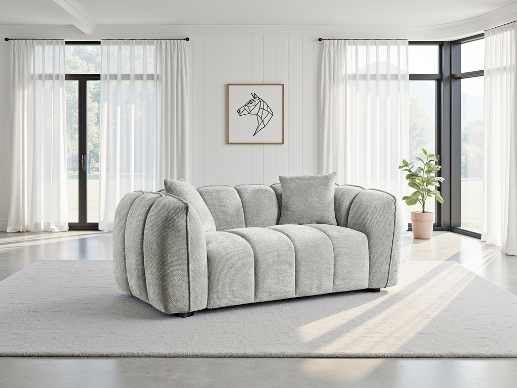 Venice Sofa 2 Seater Grey