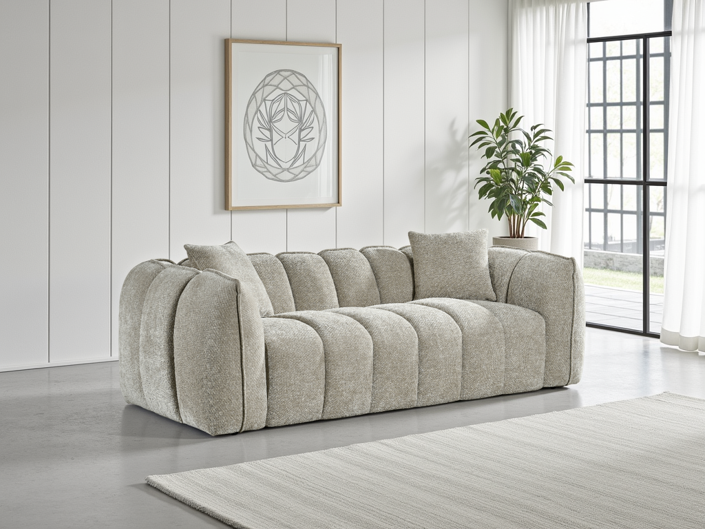 Venice Sofa 3 Seater Beige