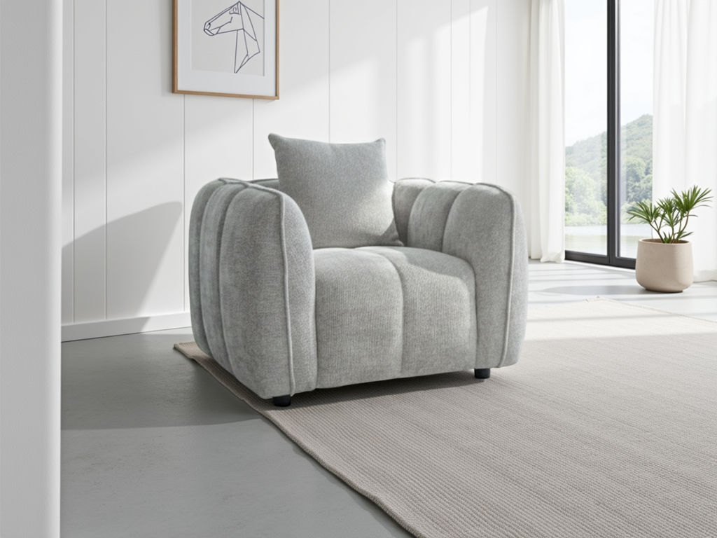 Venice Sofa Armchair Grey