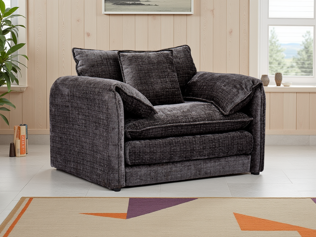 Solaya Sofa Armchair Black