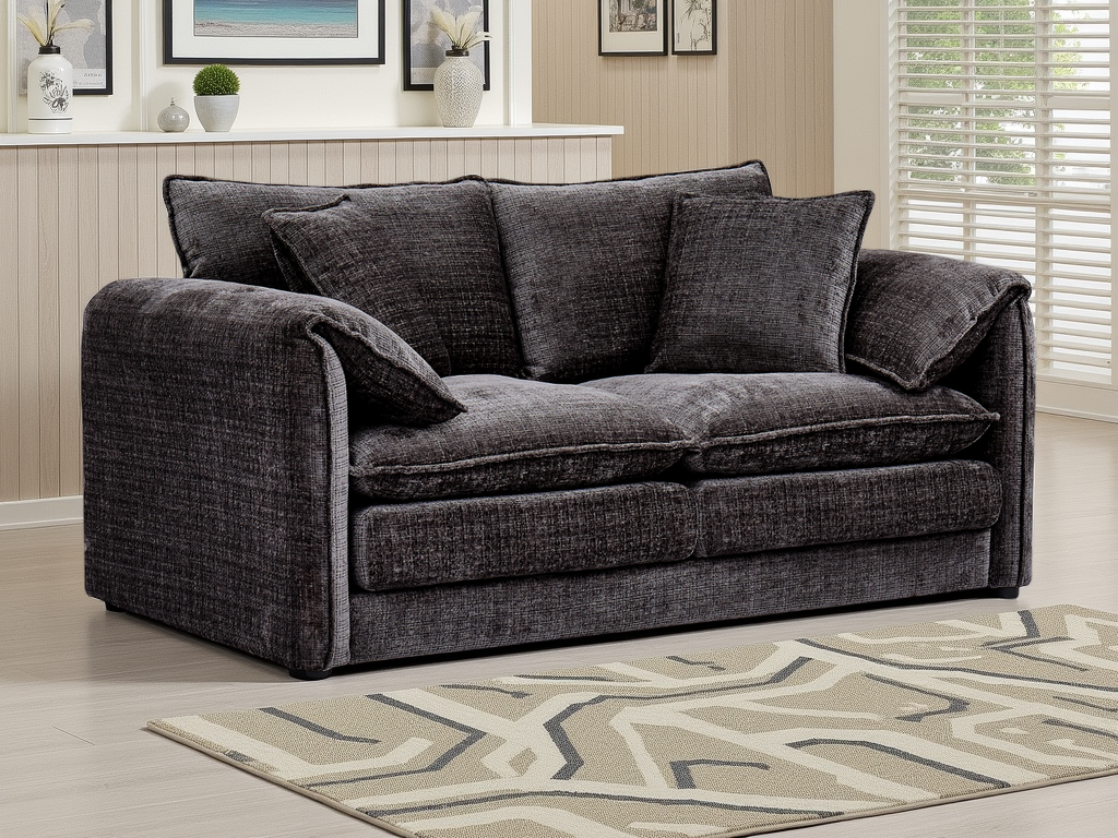 Solaya Sofa 2 Seater Black