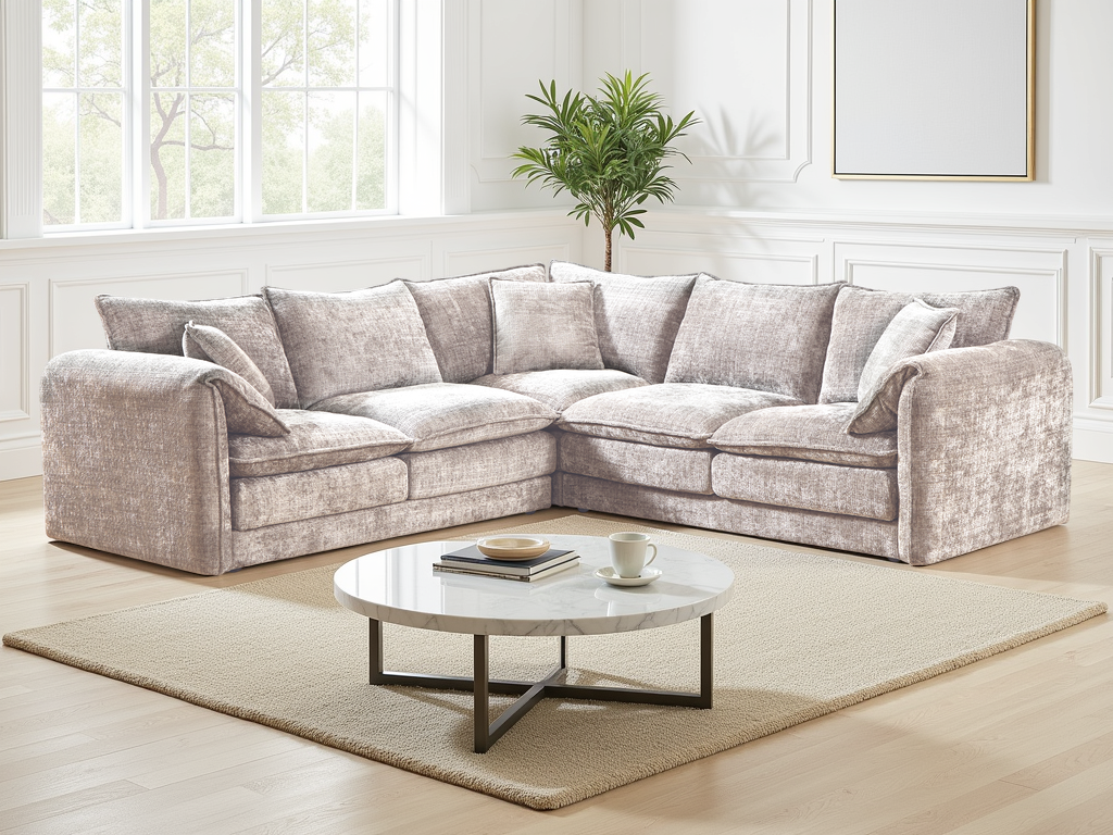 Solaya Sofa Large Corner Beige