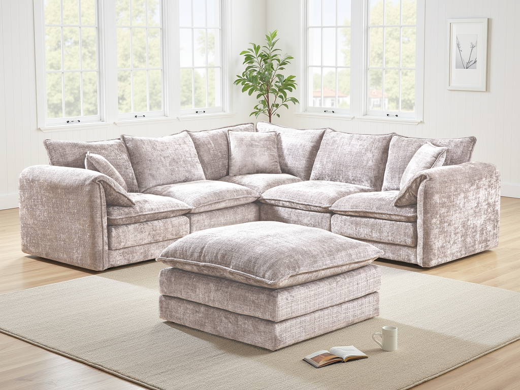 Solaya Sofa Large Corner Beige