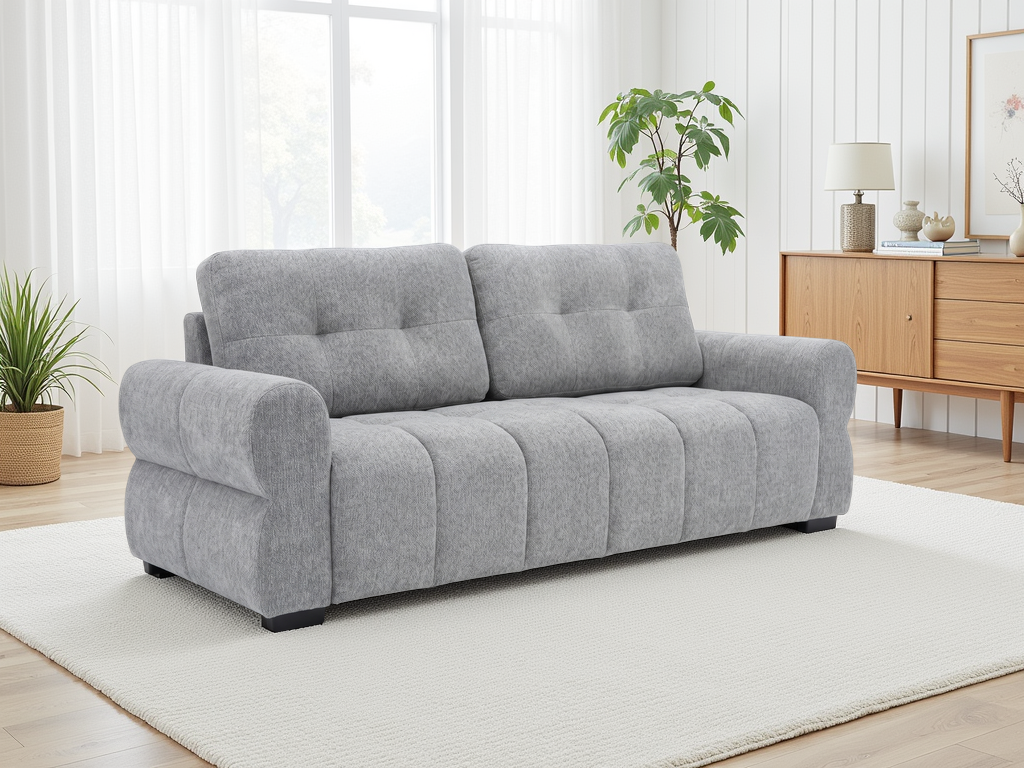 San Marino Sofa 3 Seater Grey