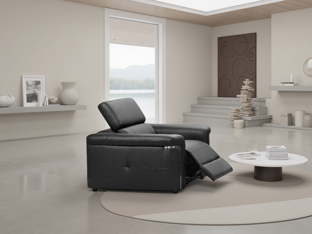 Somerville Electric Recliner Sofa Armchair Black