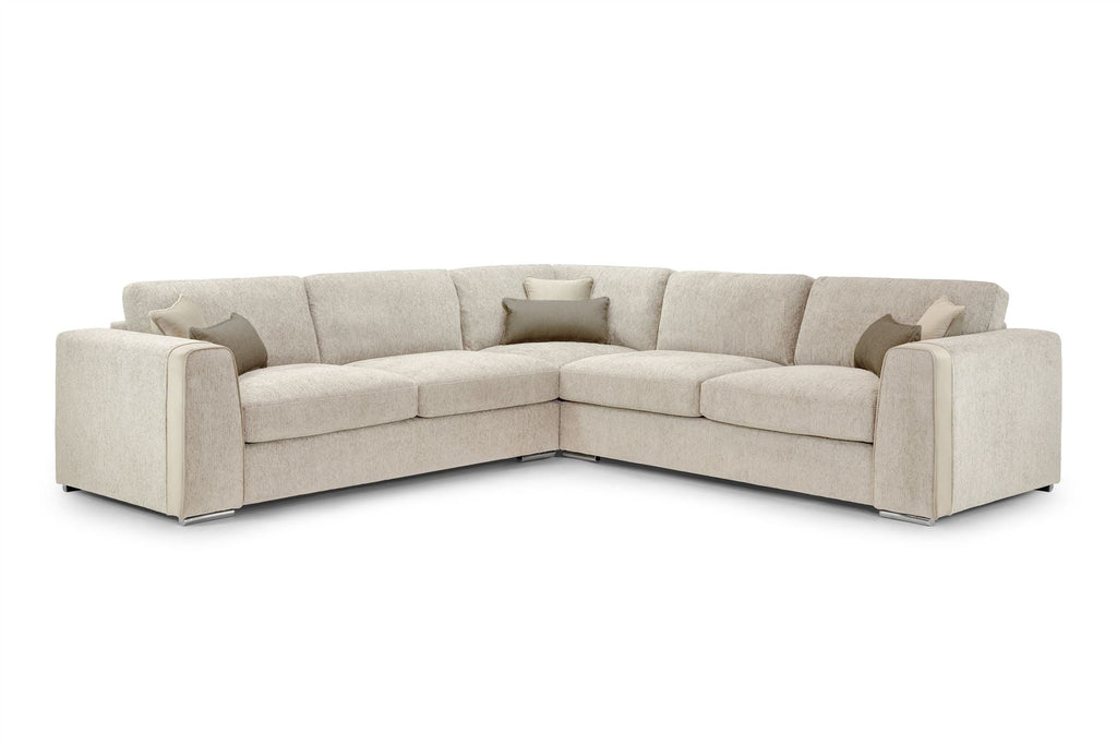 Naples Sofa Large Corner Beige
