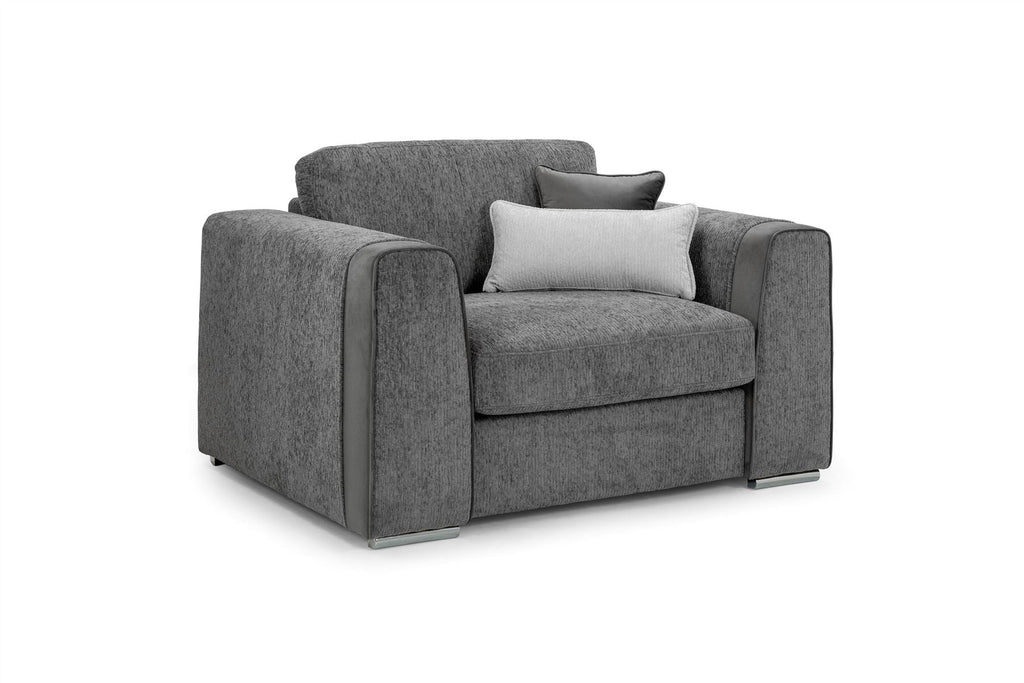 Naples Sofa Armchair Grey