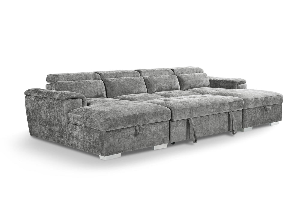 Alaya Sofabed U Shape Corner Grey