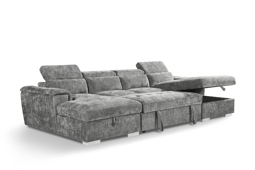 Alaya Sofabed U Shape Corner Grey