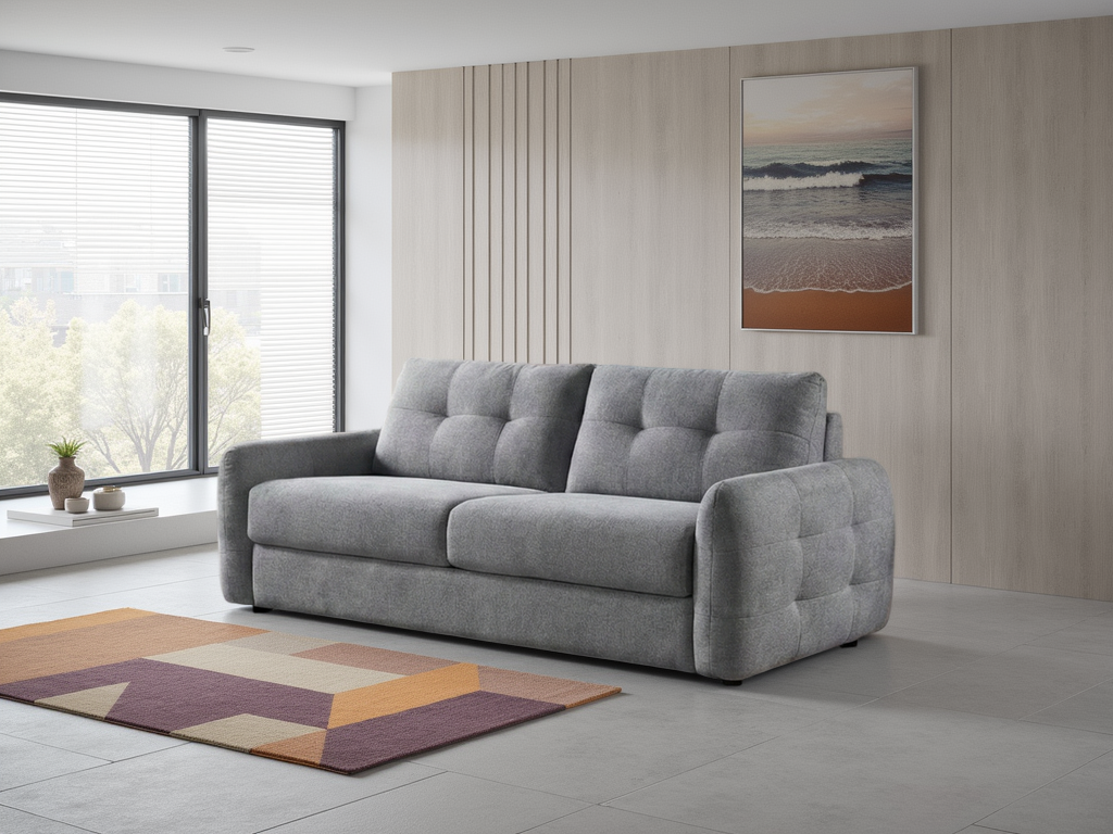 Athens Sofabed 3 Seater Grey