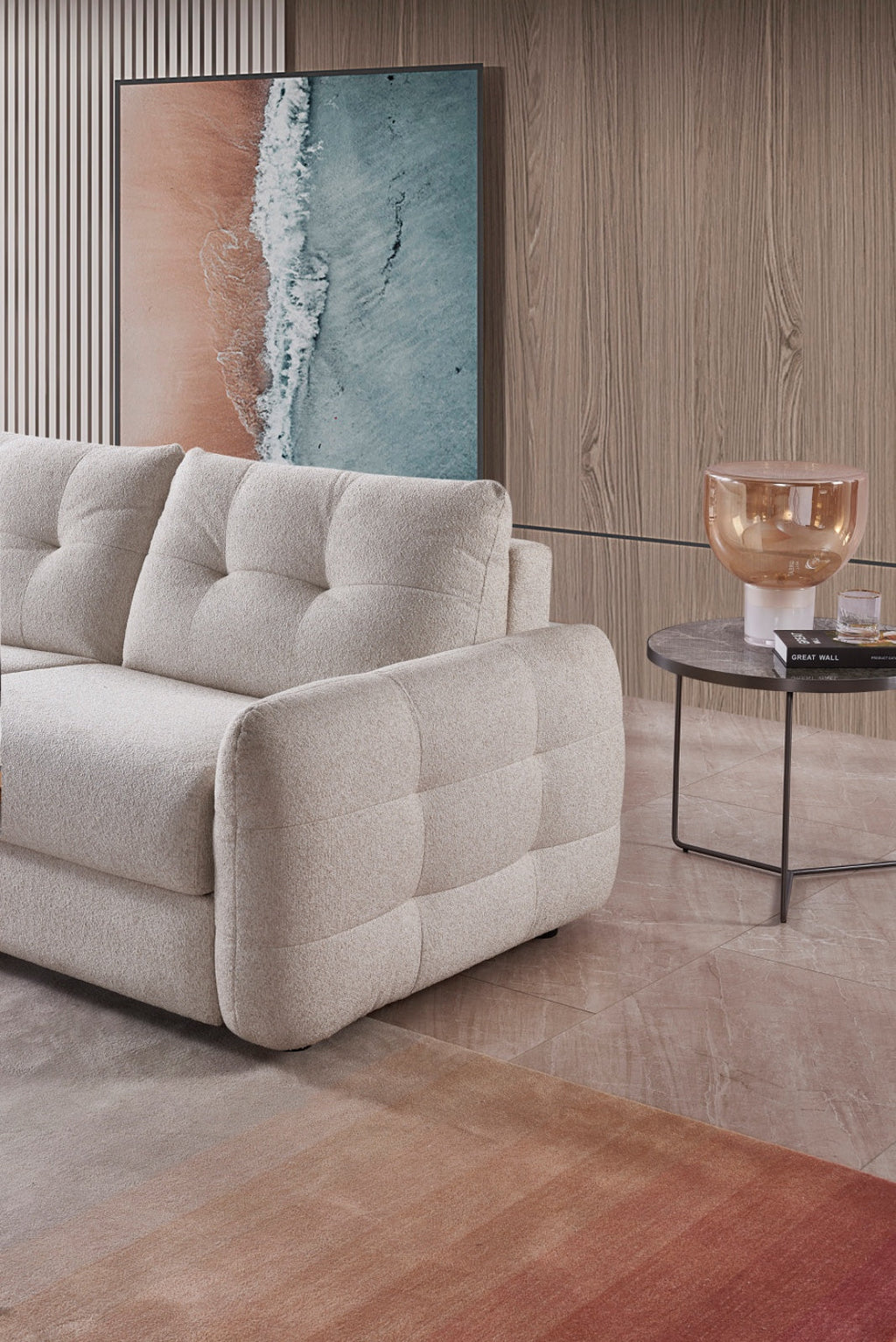 Athens Sofabed 3 Seater Beige