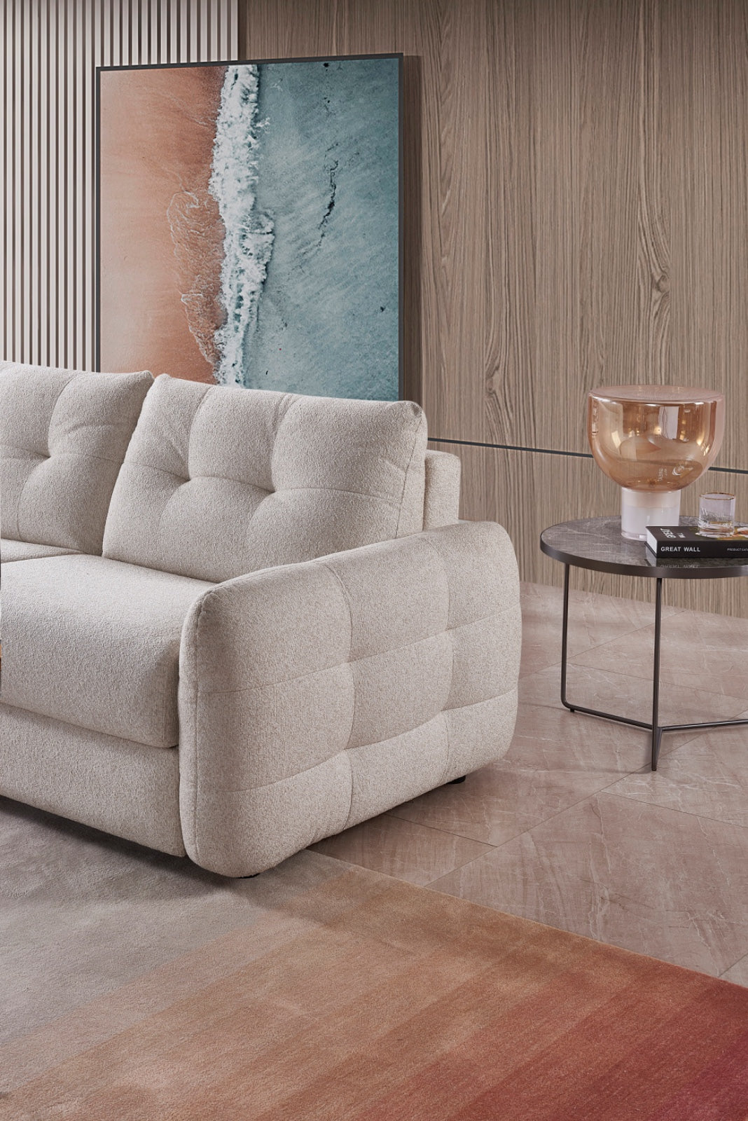 Athens Sofabed 3 Seater Beige