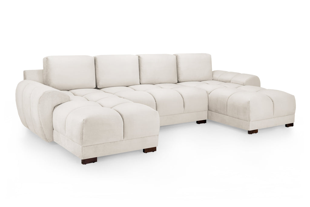 Azzuro Sofa U Shape Corner Cream
