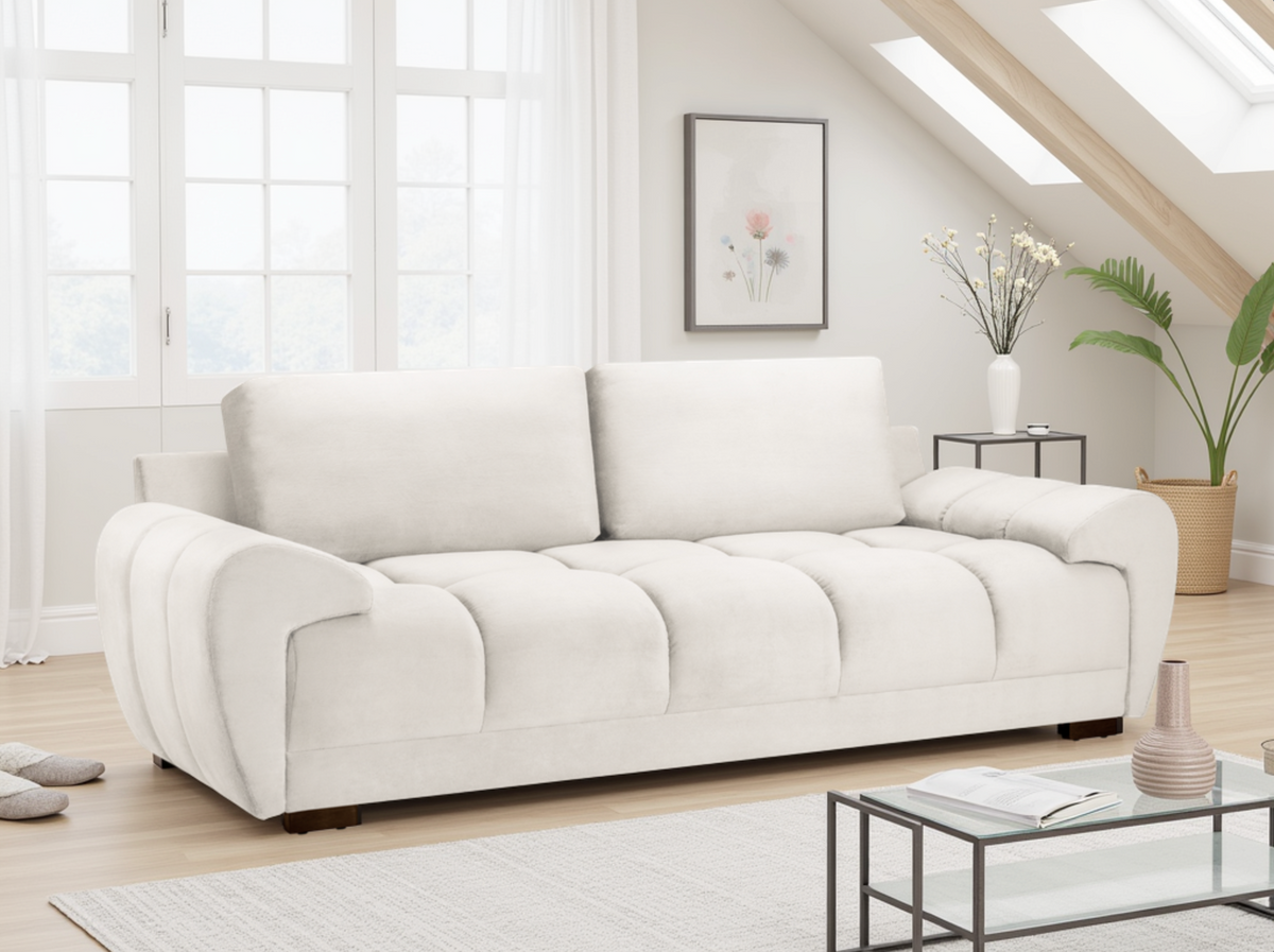 Azzuro Sofa 3 Seater Cream