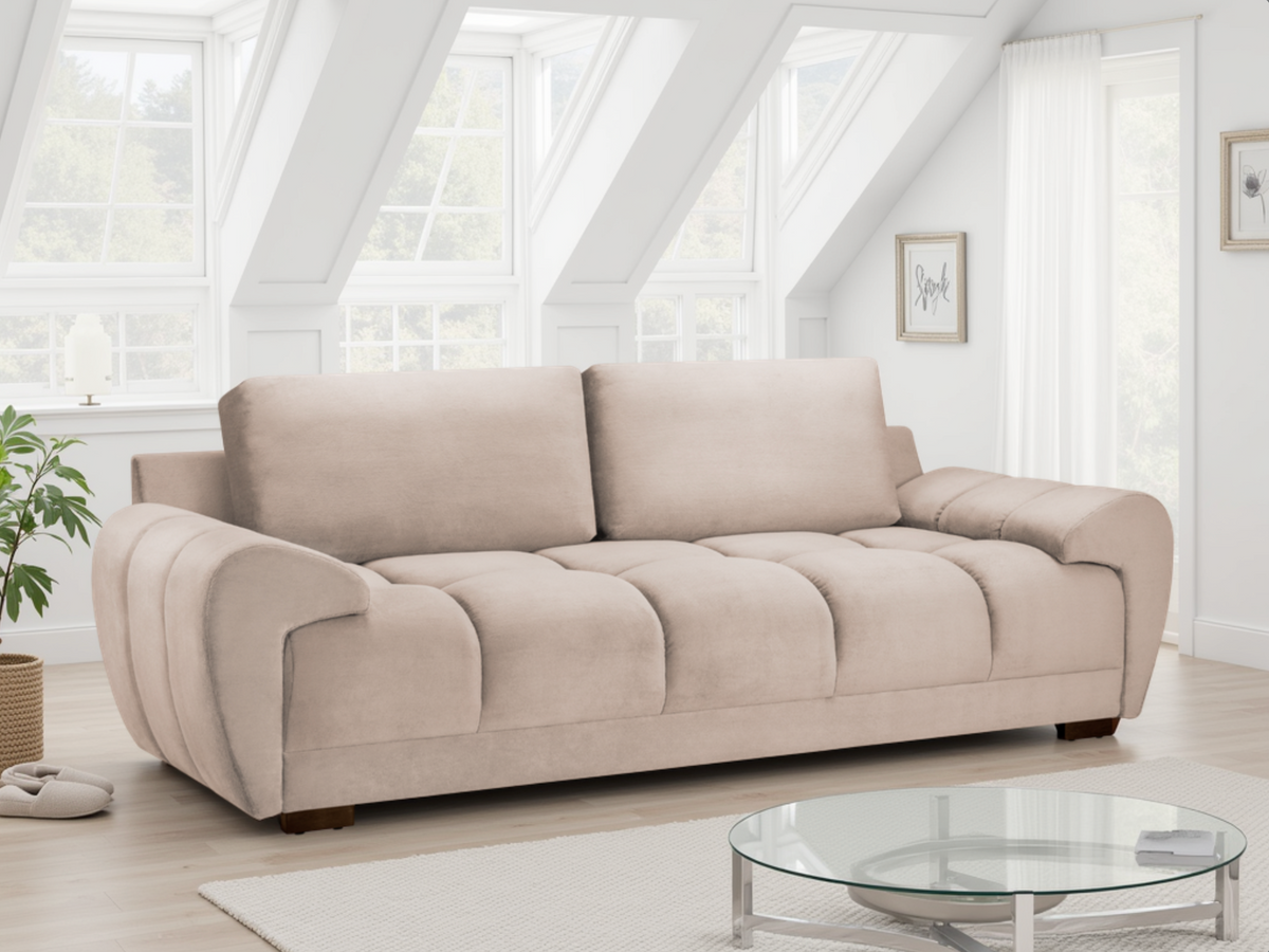 Azzuro Sofa 3 Seater Mocha