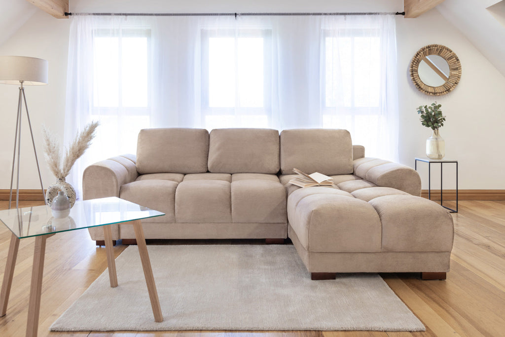 Azzuro Sofabed Universal Corner Mocha