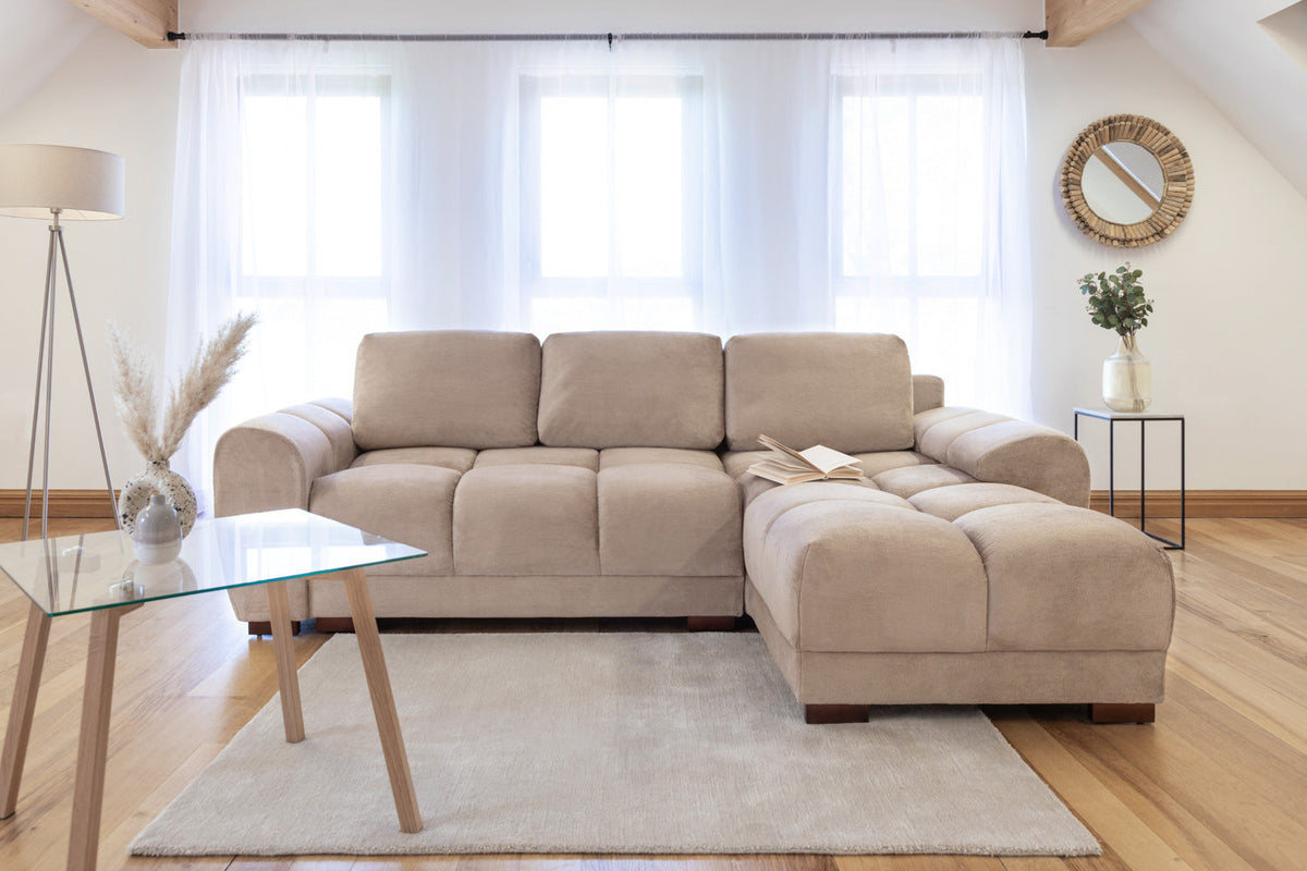 Azzuro Sofabed Universal Corner Mocha