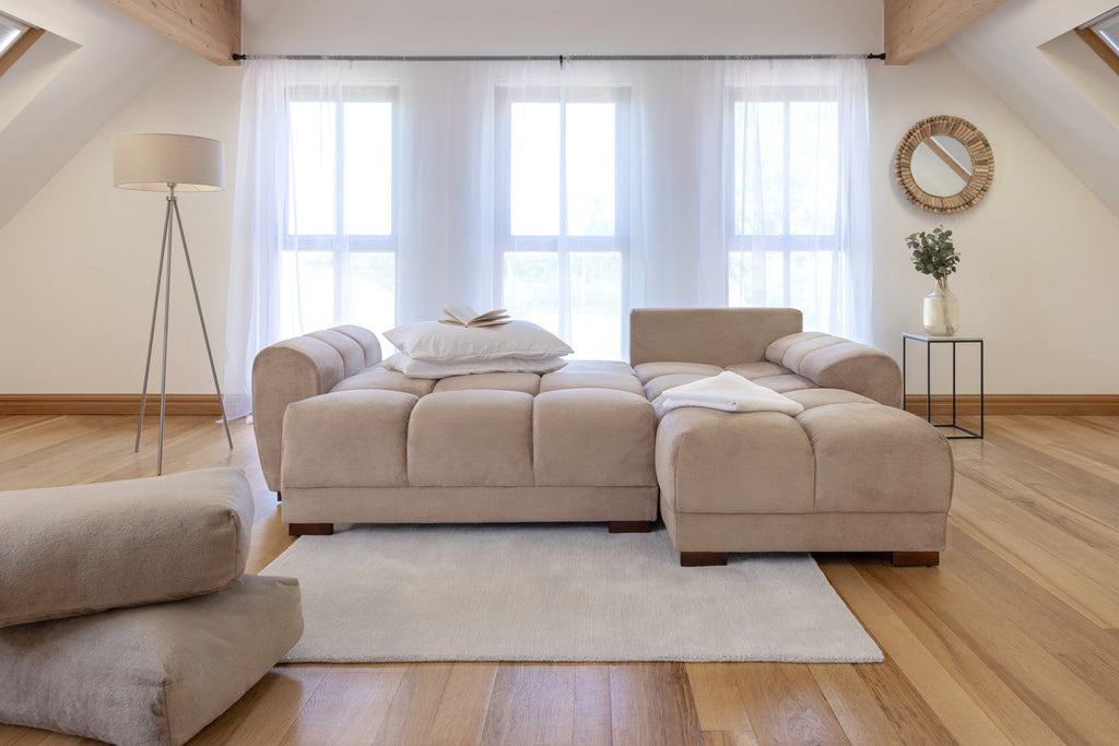 Azzuro Sofabed Universal Corner Mocha
