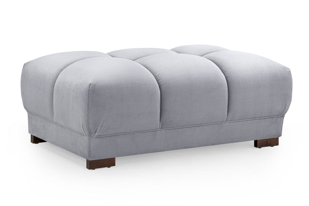 Azzuro Sofa Footstool Grey