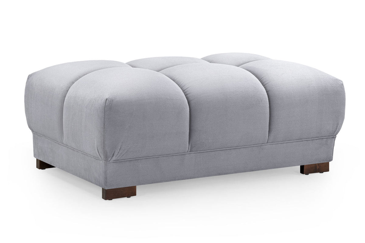 Azzuro Sofa Footstool Grey