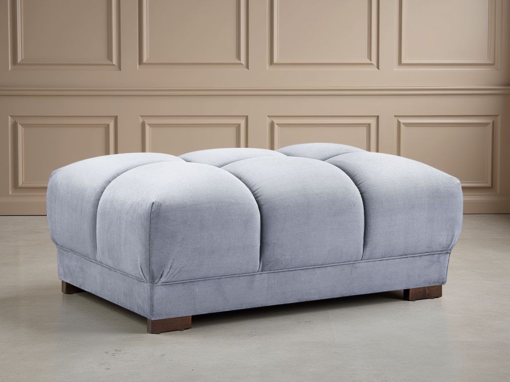 Azzuro Sofa Footstool Grey