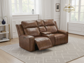 Barcelona Electric Recliner Sofa 2 Seater Brown