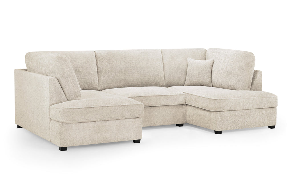 Carnaby Sofa Boucle U Shape Corner Beige