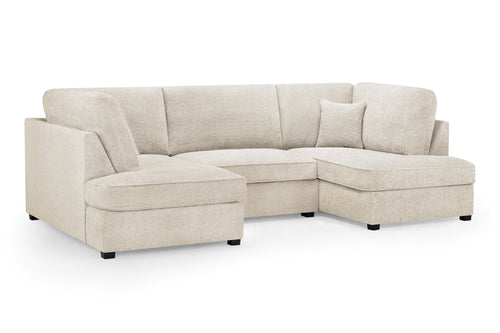Carnaby Sofa Boucle U Shape Corner Beige