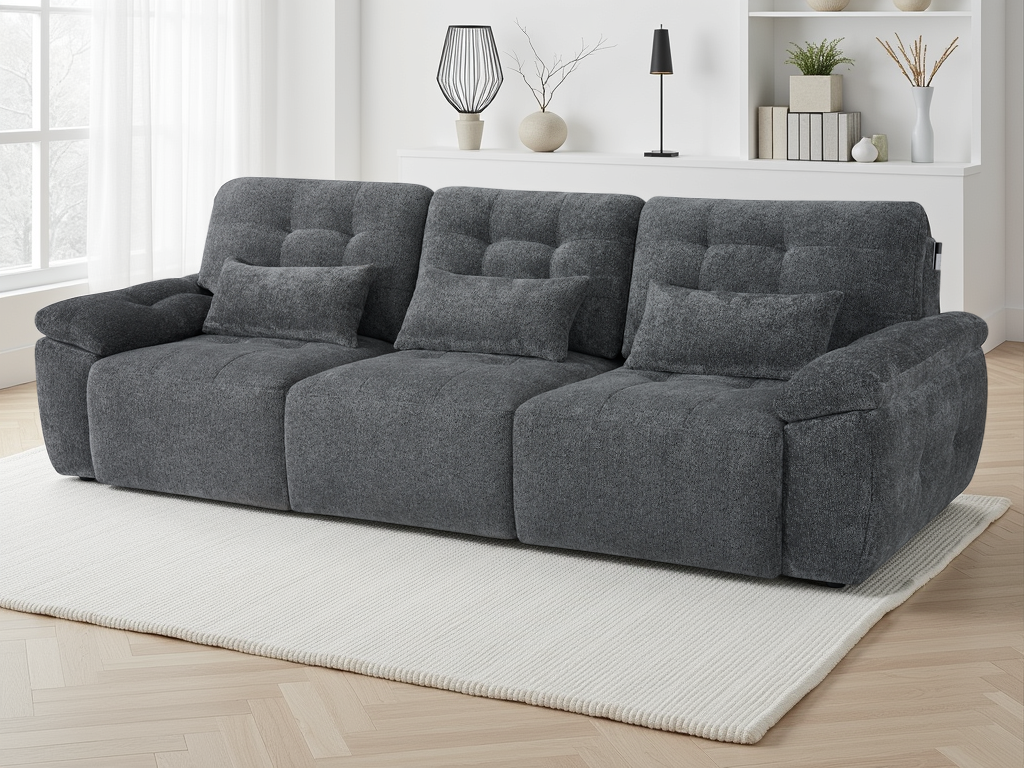 Dallas Electric Sofabed 3 Seater Grey