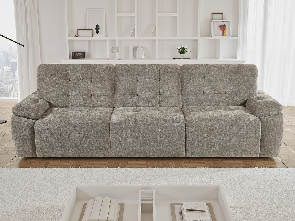 Dallas Electric Sofabed 3 Seater Stone