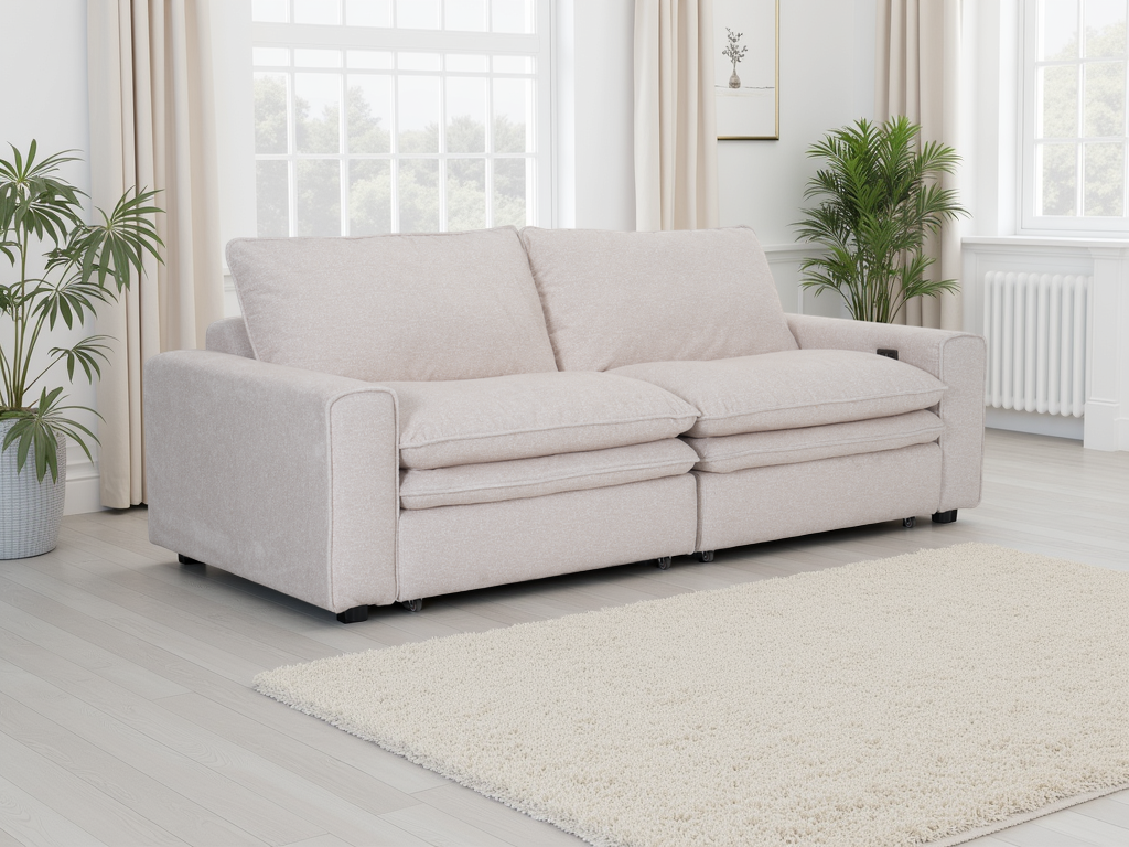 Florence Cloud Electric Sofa Beige