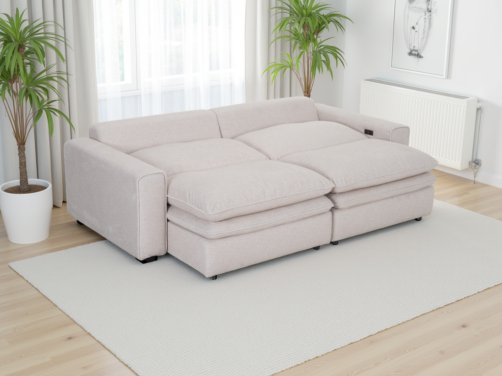 Florence Cloud Electric Sofa Beige