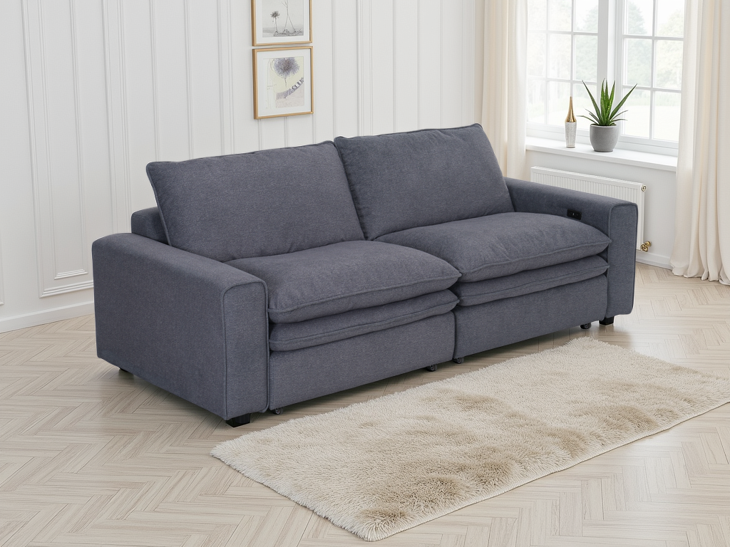 Florence Cloud Electric Sofa Grey