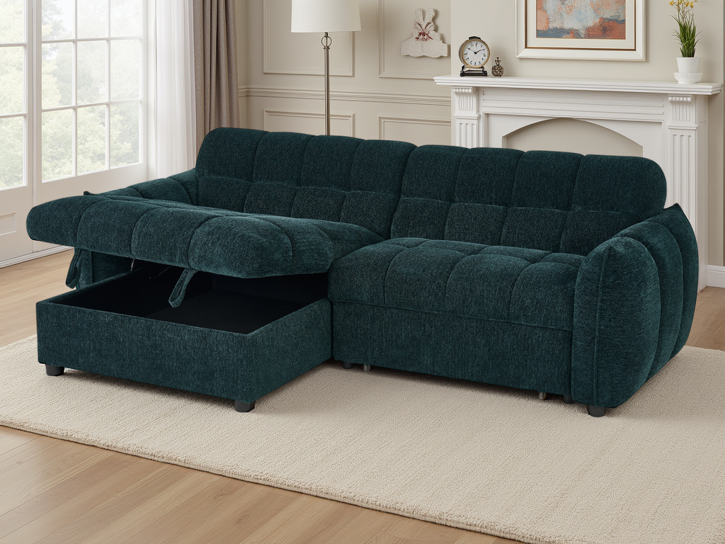 Florida Sofabed Universal Corner Teal