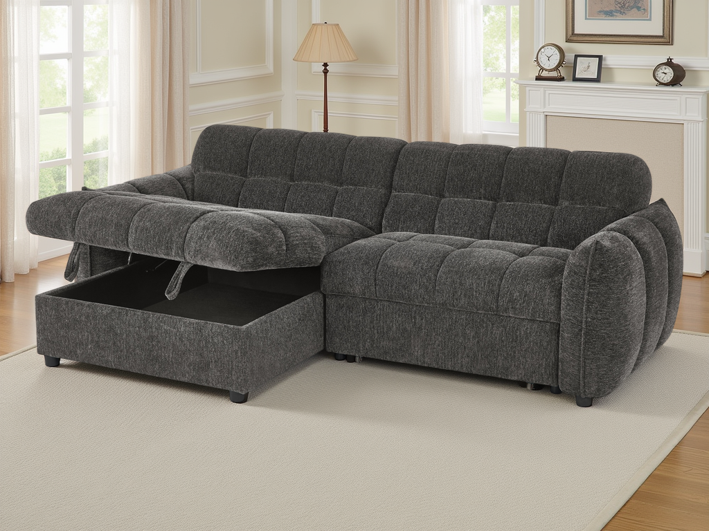 Florida Sofabed Universal Corner Grey