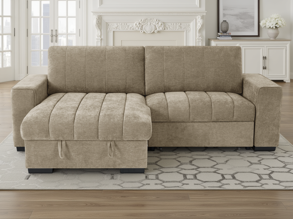 Franklin Sofabed Universal Corner Beige