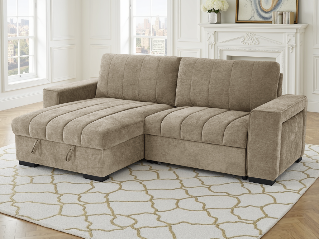 Franklin Sofabed Universal Corner Beige