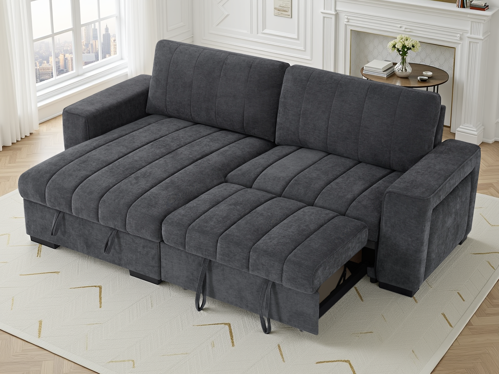 Franklin Sofabed Universal Corner Grey
