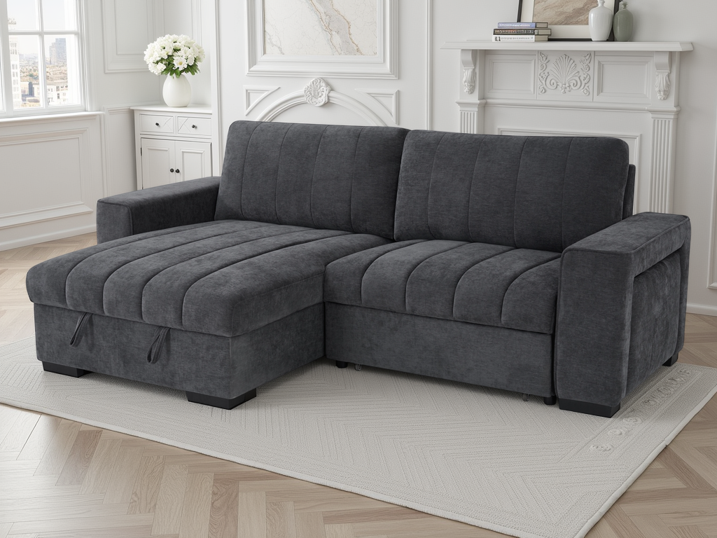 Franklin Sofabed Universal Corner Grey