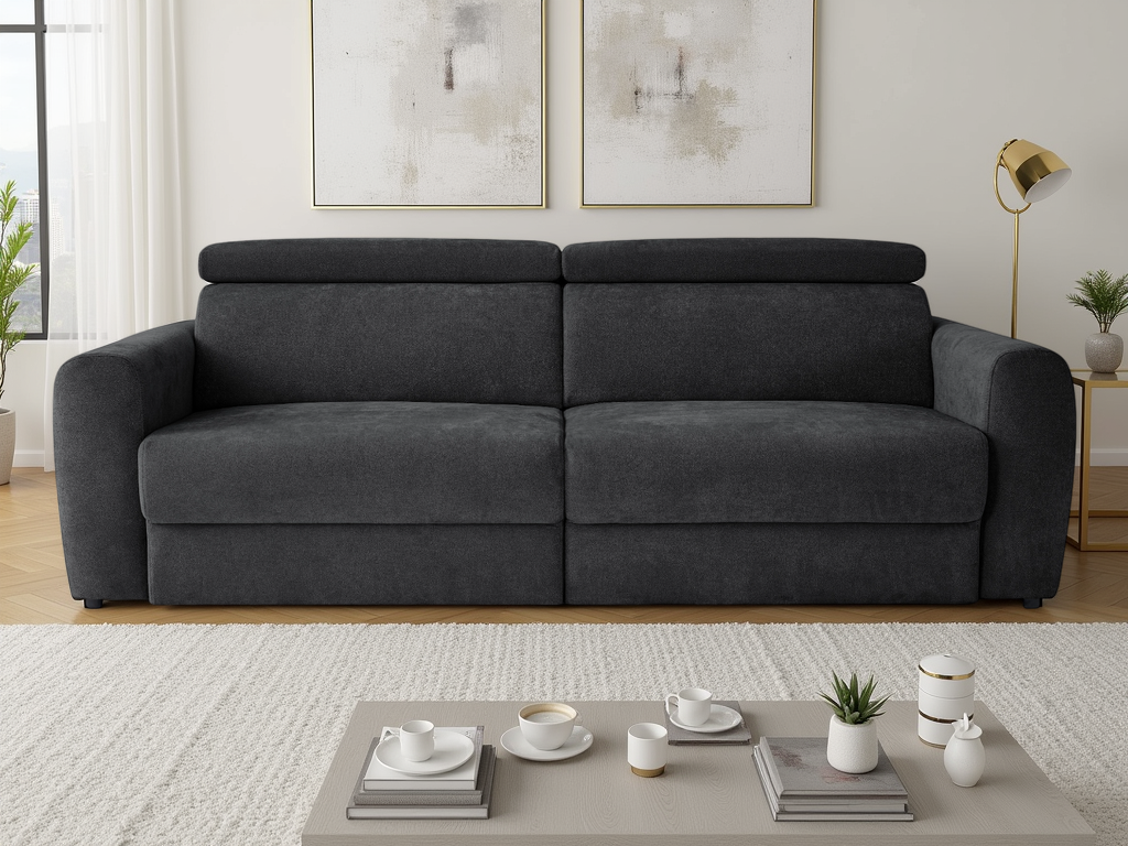 Dakota Electric Sofabed 3 Seater Black