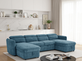 Capri Sofabed U Shape Corner Blue
